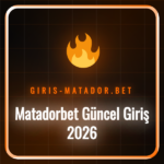 Matadorbet güncel giriş 2026 logosu ve platforma erişim ekranı